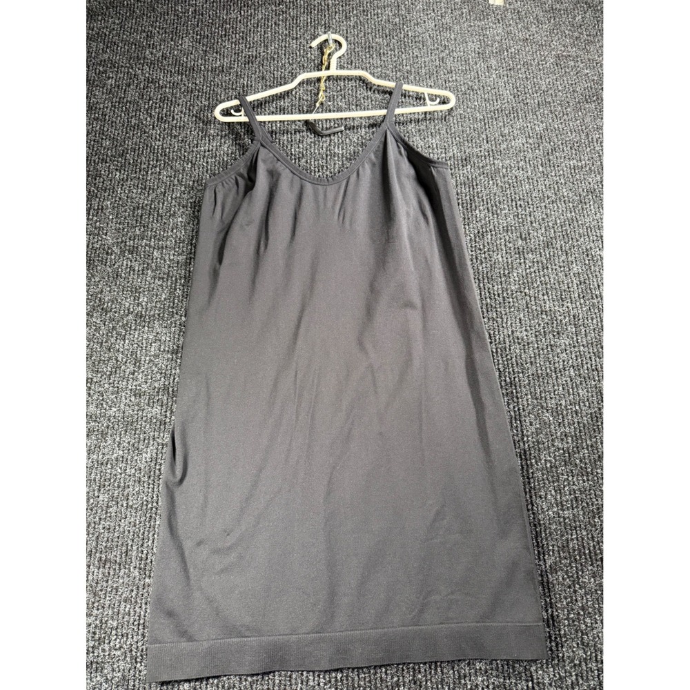 Torrid Curve Black Seamless Slip Dress Size 3 Adjustable Straps V-Neck 11566209